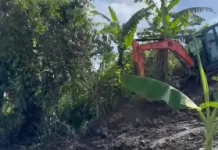 BPBD Samarinda Lakukan Penanganan Longsor di Jalan Perjuangan