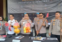 Empat Kasus Pencurian Kabel Viral di Samarinda, Polisi Amankan Delapan Tersangka