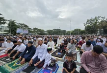 Lebih Dua Ribu Jemaah Padati Salat Idul Fitri Muhammadiyah di Samarinda