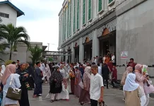 Ribuan Jamaah Hadiri Shalat Idul Fitri di Masjid Jami Al-Ma’ruf Samarinda