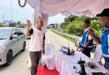 Arus Balik H+4 Lebaran di Tol Balikpapan-Samarinda Terpantau Lancar dan Kondusif