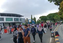 Usai Lebaran Warga Kembali Ramaikan GOR Kadrie Oening