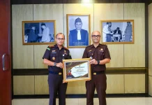 Bupati Berau Hadiri Pisah Sambut Kajari, Tekankan Pentingnya Sinergi