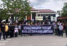 Aliansi Gabungan Menuntut Misran Toni Dibebaskan Atas Kasus Muara Kate