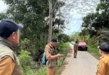 Gerusan Sungai Ancam Jalan di Pampang Samarinda Utara