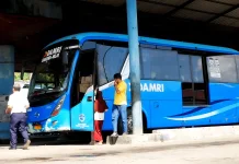 Tarif Murah Damri Diminati, Sopir Terminal Sungai Kunjang Soroti Jalan Rusak