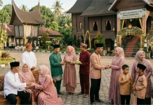 Barayo Pengantin Baru: Tradisi Mempererat Kekerabatan Keluarga Minang