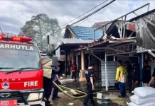 Kebakaran Tiga Rumah di Sambaliung, 17 Jiwa Terdampak