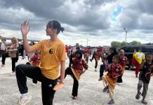 Sasana Tai Chi Gratis Dibuka di Balikpapan, Warga Antusias Ikut Latihan