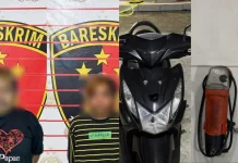 Gasak Motor Tak Terkunci Stang, Dua Pelaku Curanmor Ditangkap Polsek Samarinda Ulu