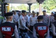 Polres PPU Cek Sarpras Antisipasi Gangguan Kamtibmas