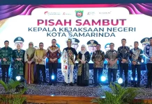 Pisah Sambut Kajari Samarinda, Tongkat Estafet Kepemimpinan Resmi Berganti