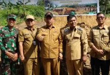 Sekda Kukar Resmikan Awal Pembangunan Koperasi Merah Putih