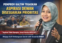 Pemprov Kaltim Tegaskan Aspirasi Dewan Disesuaikan Prioritas