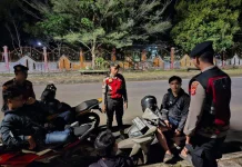 Cegah Balap Liar, Polisi Gencarkan Patroli Malam di Kutai Barat