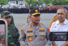 Kapolda Kaltim Pastikan Kawat di Kantor Gubernur Bukan Pembatas Massa Aksi