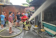 Kebakaran Hanguskan Rumah Kontrakan di Berau