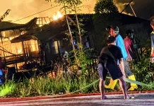 Kebakaran Hanguskan 5 Rumah Warga di Desa Liang Kota Bangun