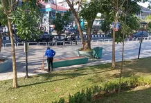 DLH Langsung Bergerak, Teras Samarinda Kembali Bersih Sehari Pasca Aksi