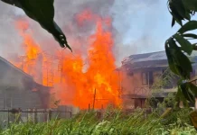 Kebakaran Hanguskan 6 Bangunan di Samarinda Ilir, Akses Sempit Jadi Kendala