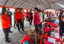 Simulasi Karhutla Warnai Apel Siaga di Kabupaten PPU