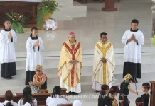 Misa Paskah Sambut Suster FSGM Mahakam Ulu