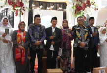 Sebanyak 63 Pasangan di Kukar Resmi Nikah Massal di Mal Pelayanan Publik