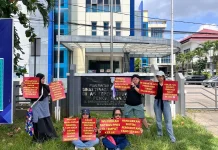 Perempuan Mahardhika Samarinda Tuntut Kerja Layak bagi Perempuan