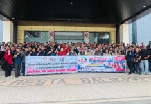 May Day Balikpapan, Serikat Pekerja Gelar Doa Bersama di Mako Polresta
