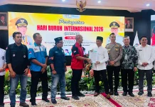Peringatan May Day Damai, Walikota Rahmad Mas'ud Dialog dengan Buruh
