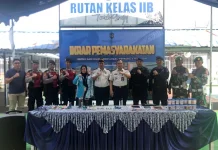 Razia Gabungan di Rutan Tanah Grogot, Warga Binaan Negatif Narkoba