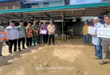 Pemkab Mahulu Salurkan Hewan Kurban ke Sejumlah Masjid