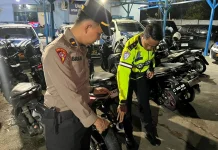 Razia Knalpot Brong, Polresta Samarinda Tilang 18 Motor