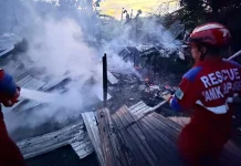 Kebakaran Rumah dan Kios di Batu Engau Hanguskan Usaha Sembako