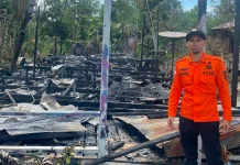 Satu Rumah Bangsalan Hangus di Sambaliung, Tiga Jiwa Terdampak