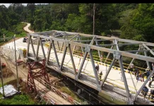Resmikan Jembatan Sei Kasungai, Bupati Paser Janjikan Pembangunan Dua Jembatan