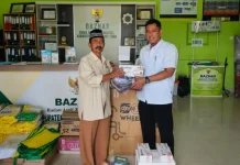 Satpolairud Polres PPU Gandeng BAZNAS Salurkan Bansos