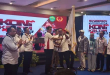 Anderiy Syachrum Nahkodai KONI Kaltim 2026-2030