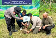 Stafsus Presiden Tiar Karbala Dukung Gerakan Anak Muda Tanam Pohon di Samarinda