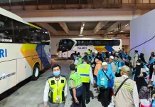 Tiba di Balikpapan, 360 Jemaah Haji Kloter 1 Disambut Fasilitas Khusus