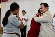 Prabowo Motivasi Korban Bullying agar Pantang Menyerah