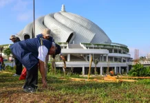 Kawasan Masjid Negara IKN, Green Warrior Gaungkan Gaya Hidup Bersih dan Hijau