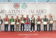 Omin Atun Onam Adet Ditutup Meriah di Mahulu