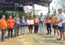 BPBD PPU Salurkan Bantuan Logistik untuk Korban Kebakaran di Desa Giripurwa