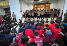 Pendekatan Humanis Redam Demo Mahasiswa Aliansi Balikpapan Bergerak
