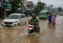 Simpang Empat Sempaja Langganan Tergenang, Solusi Drainase Mulai Dikerjakan