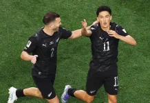 Selandia Baru Kejutkan Iran, Duel Empat Gol Warnai Grup G