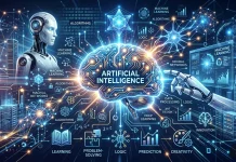 Visualisasi Artificial Intelligence: Cara Kerja AI Melalui Jaringan Data Digital