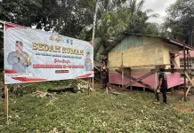 Peringati Hari Bhayangkara ke-80, Polres Paser Jalankan Program Bedah Rumah