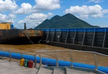 Nyaris Tabrak Teras Samarinda, Ponton Batu Bara Berhasil Diamankan